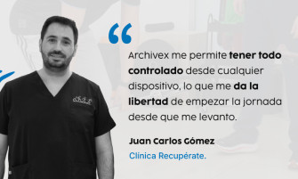Caso de éxito de Archivex: Juan Carlos y Recupérate, fisioterapia en Salamanca