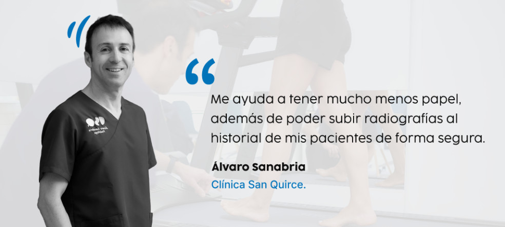 Caso de éxito de Archivex: Álvaro Sanabria, especialista en cuidado del pie.