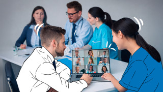 Talento híbrido en clínicas: cómo gestionar equipos presenciales y remotos