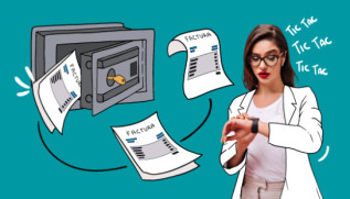 ¿Cuánto tiempo debo guardar las facturas en mi clínica?