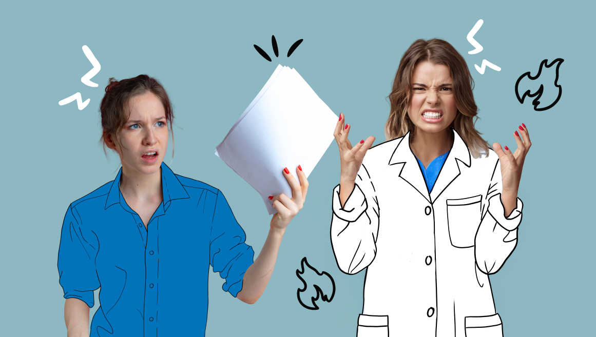 conflictos personal clínica