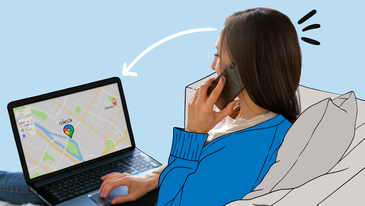 google my business clínica