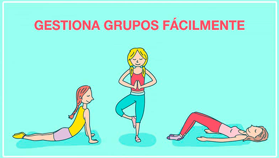 Gestiona grupos fácilmente