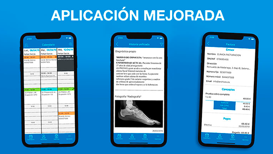 Mejoras en la App de Archivex