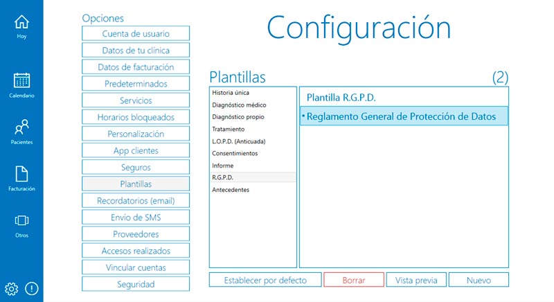 Configuracion