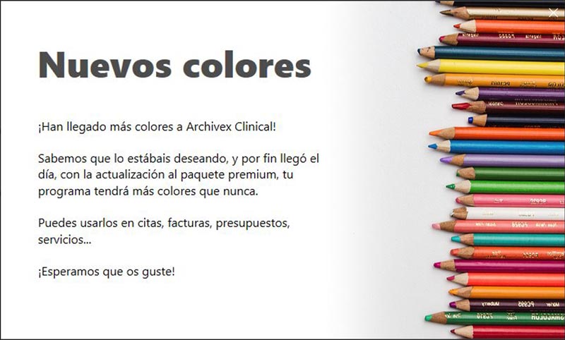 Caracteristicas Colores Archivex Premium