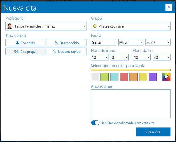 Videollamada Archivex