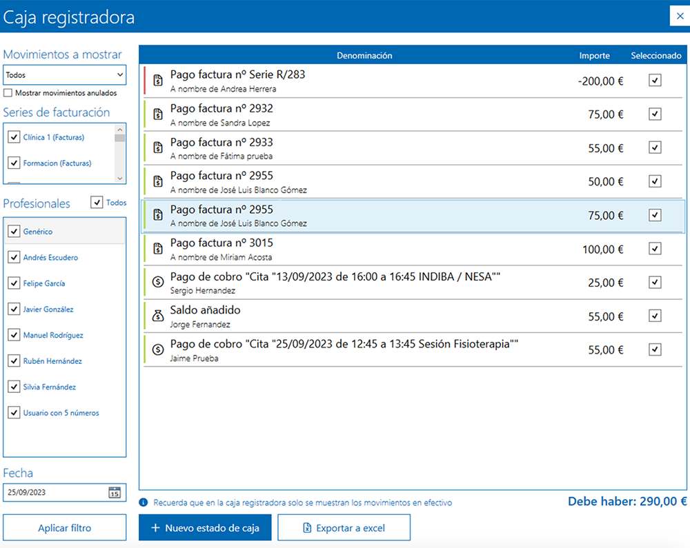Caja registradora Archivex