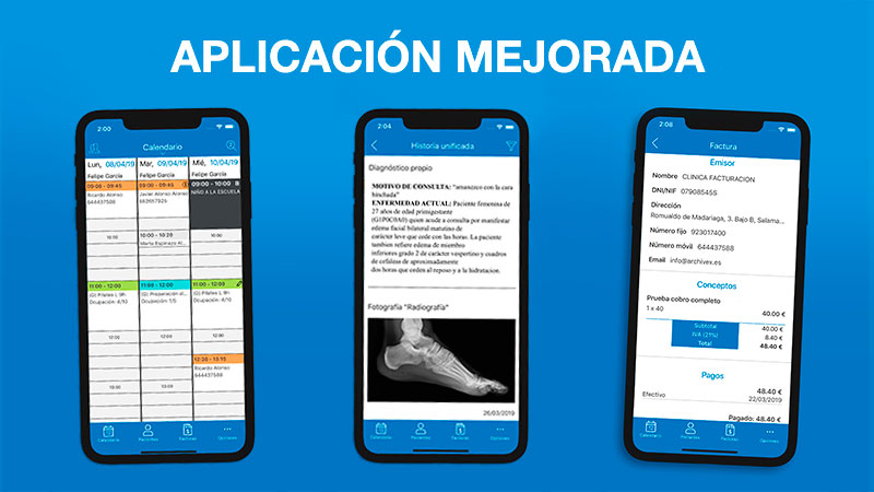 Aplicación archivex clinical