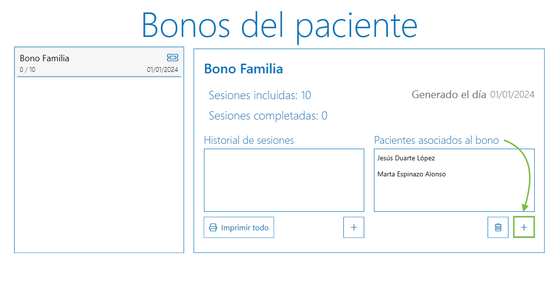 Bonos del paciente