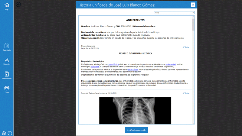 Historia unificada Archivex