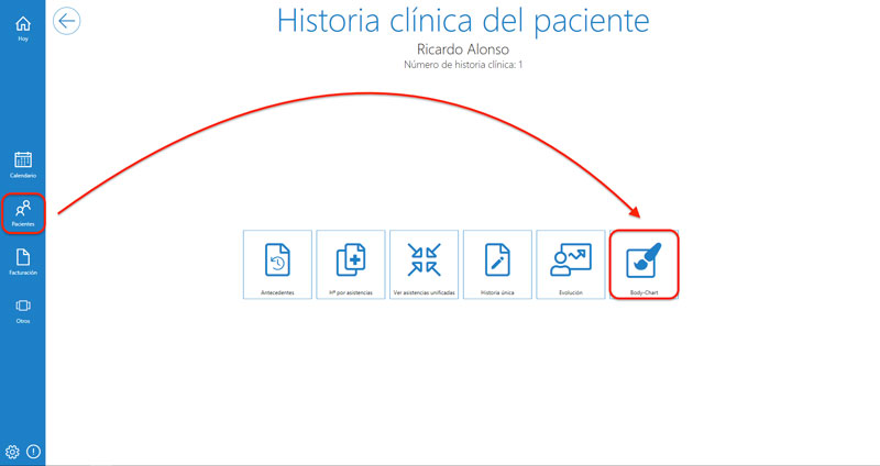 Configuracion Body Charts