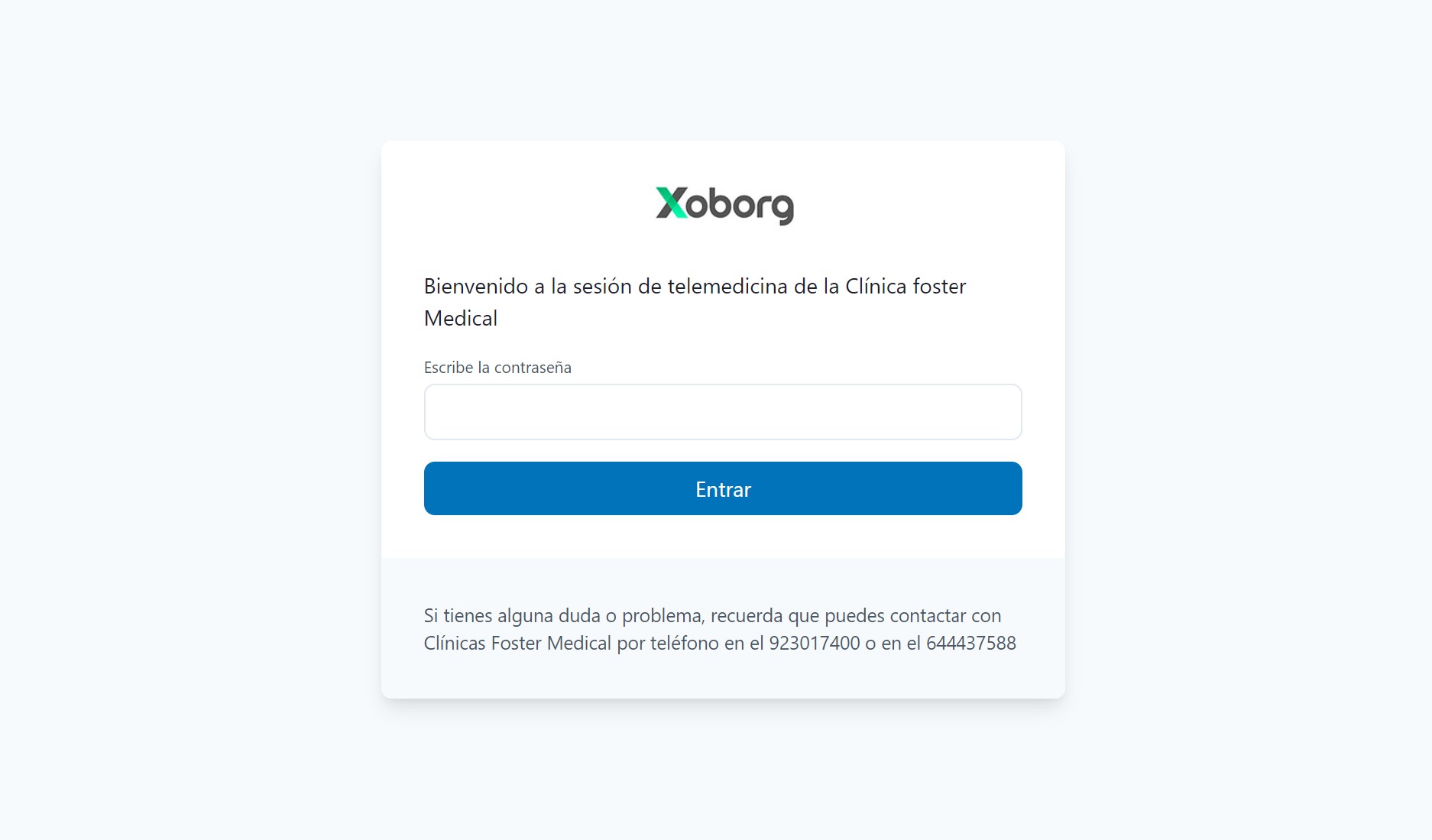 Sala privada Videollamada