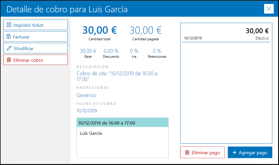 Cobros archivex clinical