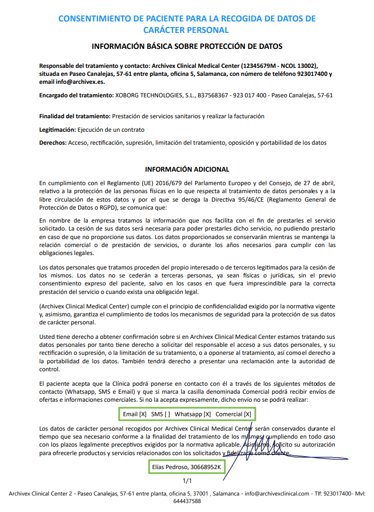 protección de datos