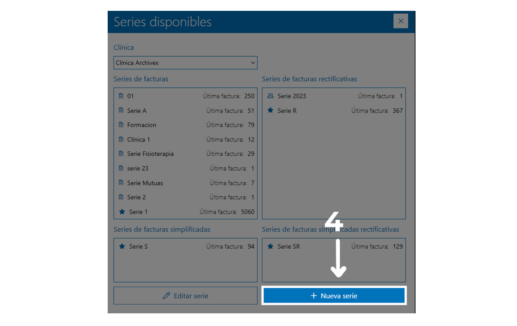 facturas archivex clincial
