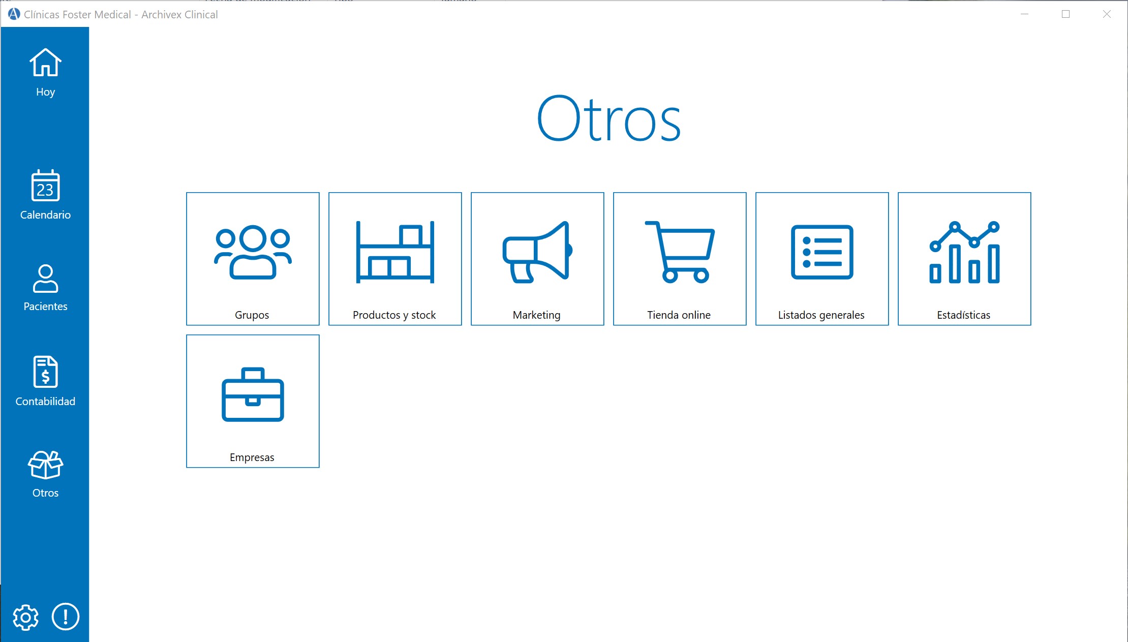 Configuracion archivex