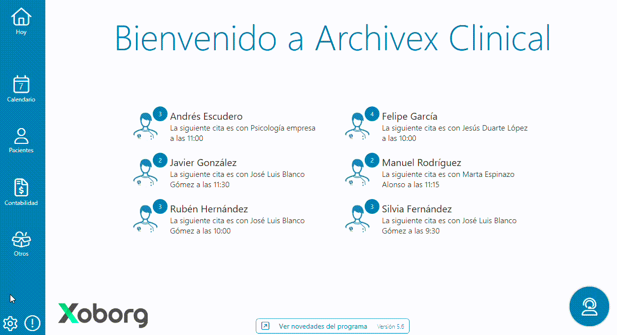 listados generales archivex