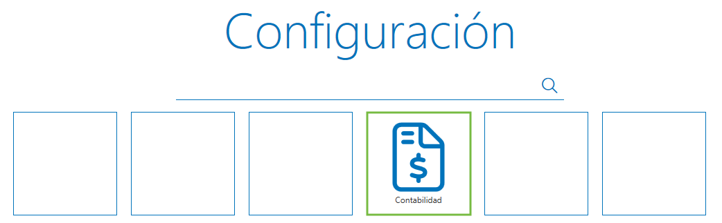 Configuración botón contabilidad Archivex