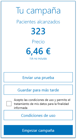 Tu campaña tras aplicar filtros