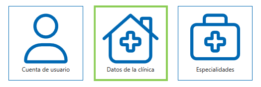 Configuración datos de la clínica en Archivex