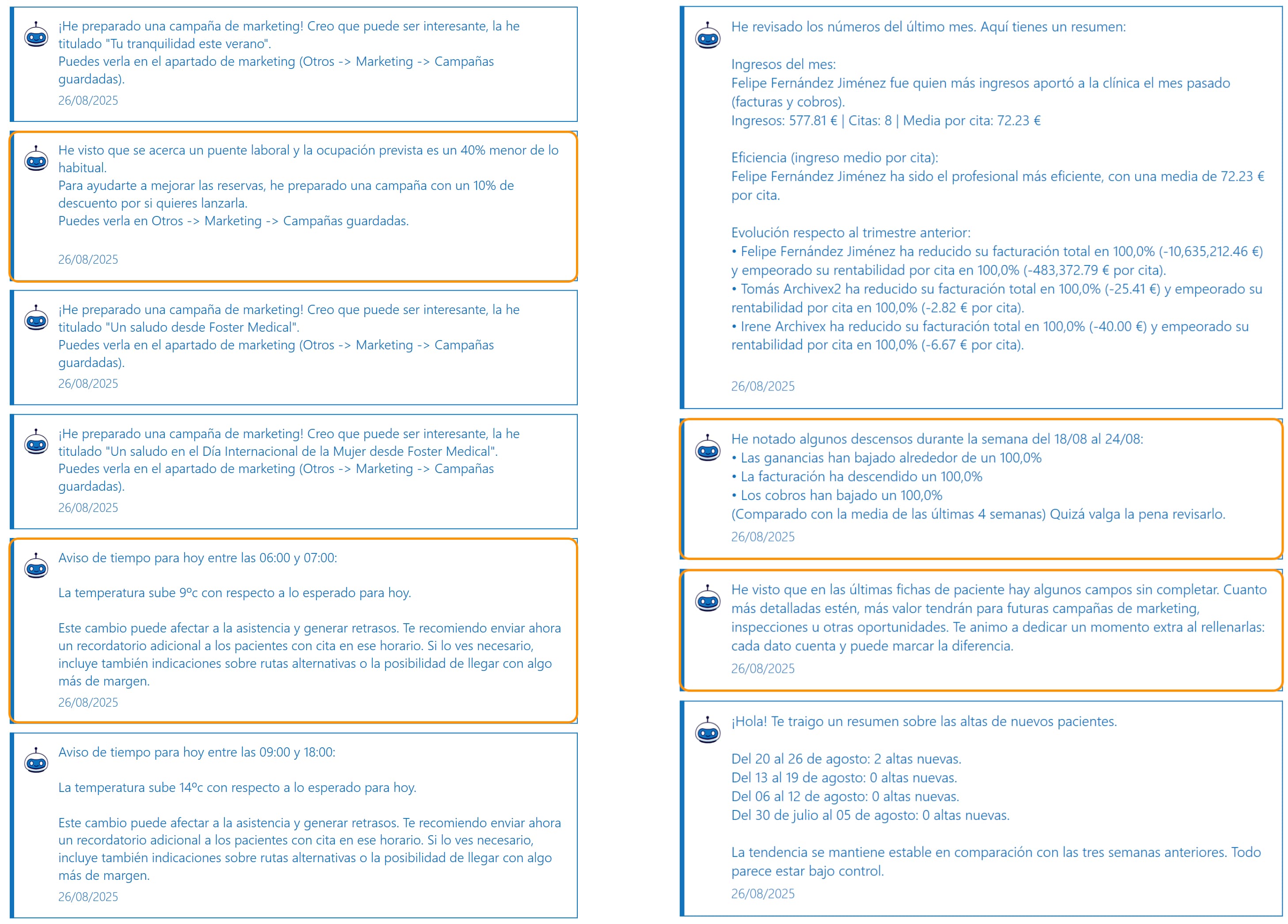 notificaciones inteligencia artificial