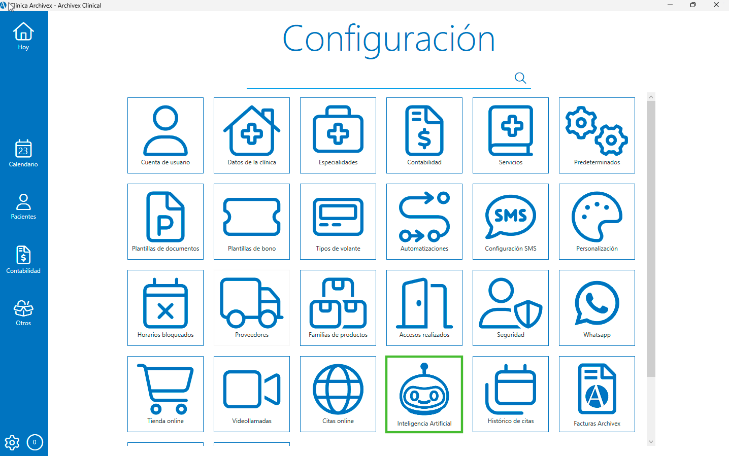 pantalla-configuracion-Archivex