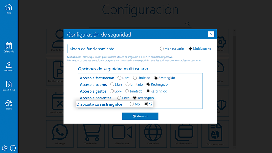 Bloqueo de dispositivo