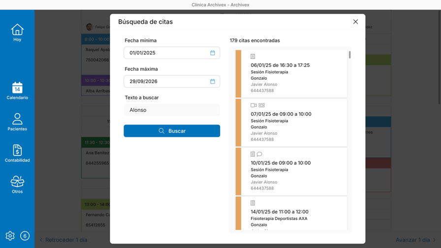 Buscador de citas
