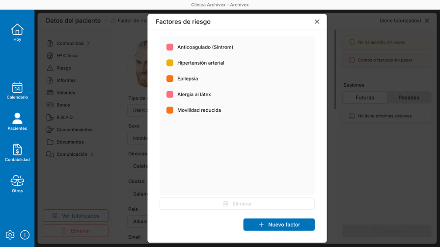 Factores de riesgo