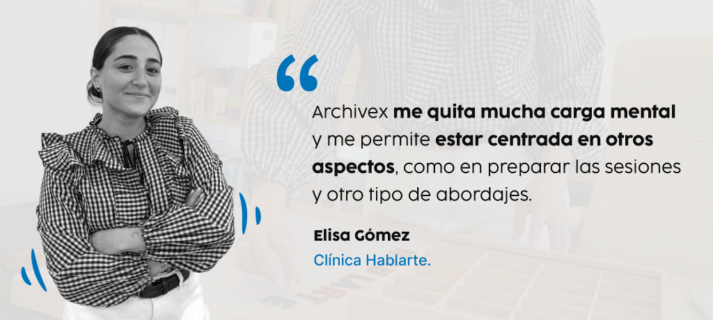 clínica logopedia archivex software