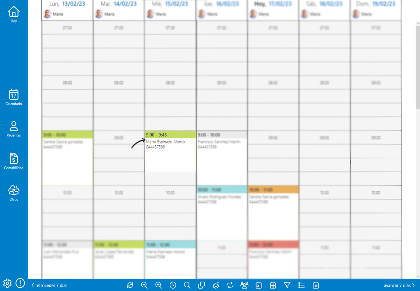 Agendar una cita en archivex clinica, calendario archivex clinical,