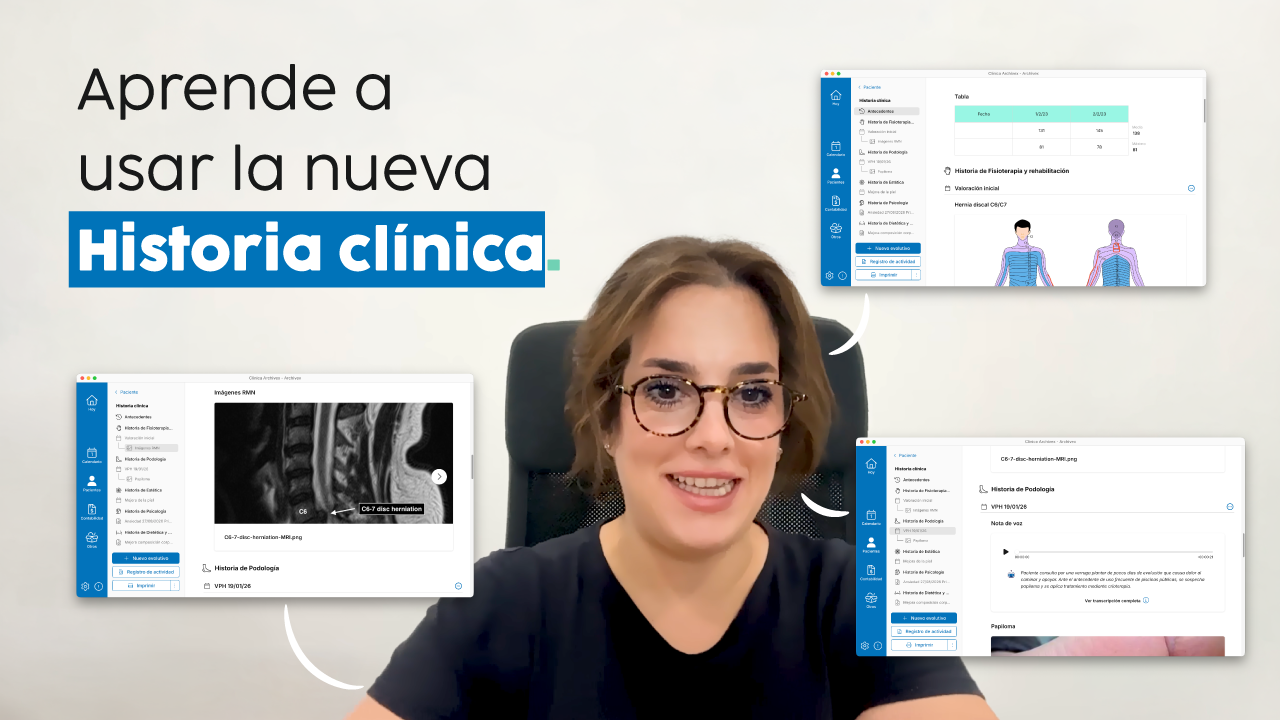 Descubre la nueva historia clínica